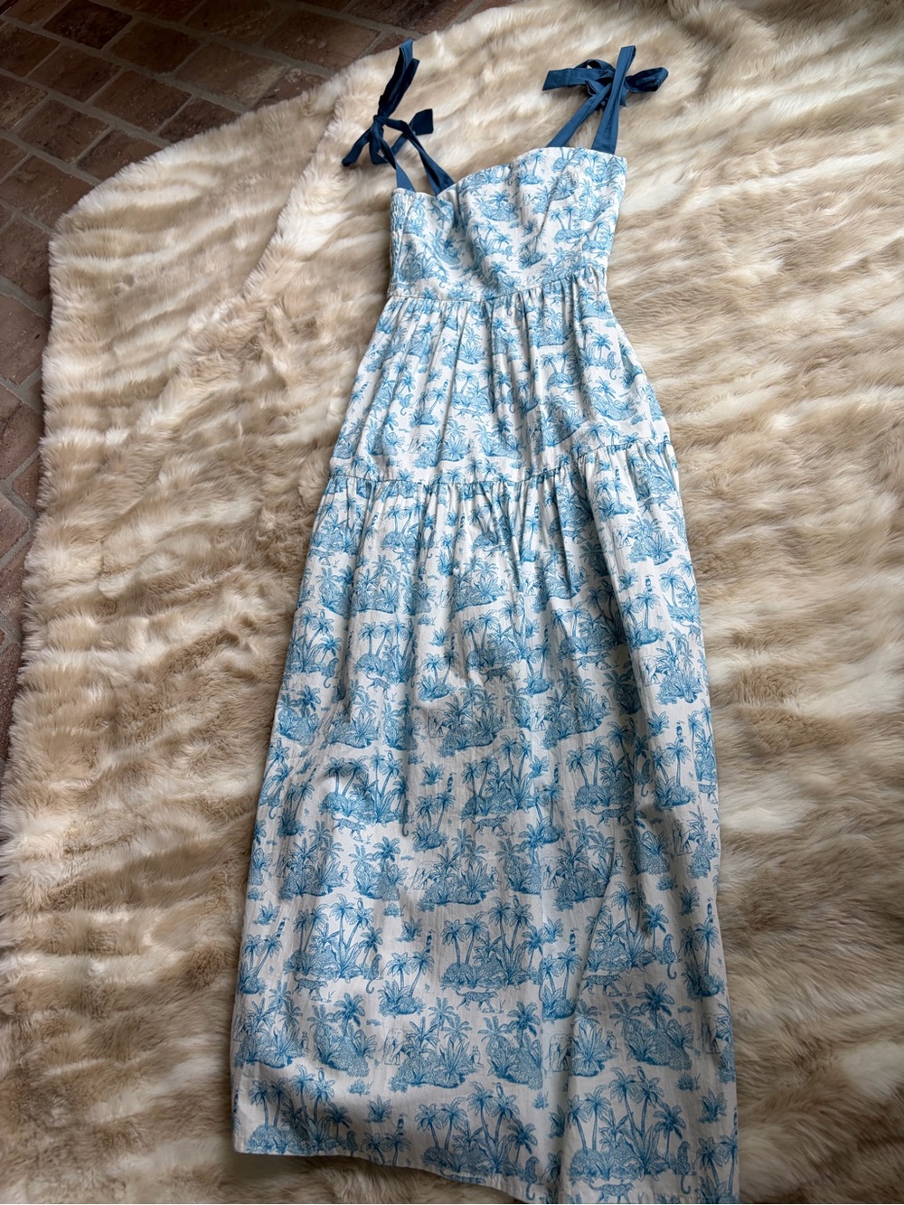 Blue maxi dress